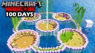 I Survived 100 Days in an OCEAN ONLY WORLD in Minecraft Hardcore...