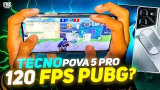 Tecno Pova 5 Pro 5G Pubg Fps Test in 2025🔥❤️