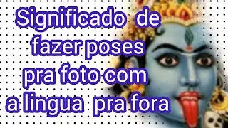 SAIBA O SIGNIFICADO DE TIRAR FOTO COM A LÍNGUA PARA FORA.!!
