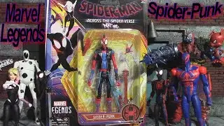 Marvel Legends Spider-Man Across The Spider Verse Spider Punk Action Figure Unboxing & Review