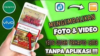 Cara Mengembalikan Foto Yang Terhapus Di Android | Tanpa Aplikasi 🔥