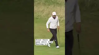 Great short game skill from Haotong Li during the 2021 