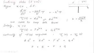 30. Delta Function Potential: Scattering State | TISE | Griffiths Quantum Mechanics