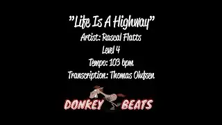 Life Is A Highway - Rascal Flatts - Drum Score / Drum Sheet Music