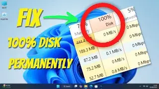 FIX 100% Disk Usage in Windows 10/11 ⚠️ | Permanent & Easy Solution (2025)