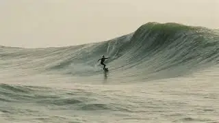 Surfing the Maverick's Left | Sage Burke