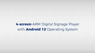 The Android player which can support 4 HDMI output