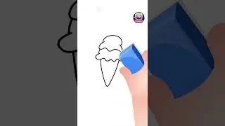 How to Draw an Ice Cream Cone? 