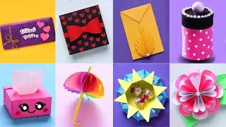 10 Easy Craft Ideas | Paper Craft | Art and Craft | Craft Ideas