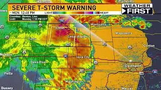 8-10-2020 KGAN-TV Cedar Rapids Midwest Derecho Coverage