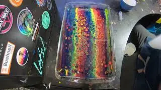 A Quick Scattering #fluidart #discgolf
