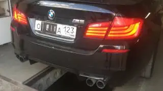 Тюнинг Краснодар спортивный выхлоп BMW M5 F10 (tuning-elite.com)