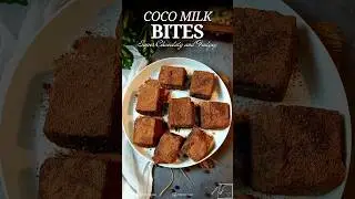 Coco Milk Bites | Milk Pudding | No Gelatin No Agar Agar | Coco Milk Pudding Bites | #shorts