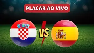 Placar Ao Vivo: Croácia x Espanha | Liga das Nações da Europa 