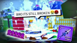 Is Nerfed DRAGON TRIDENT still OP? 😭💀... (bloxfruits)
