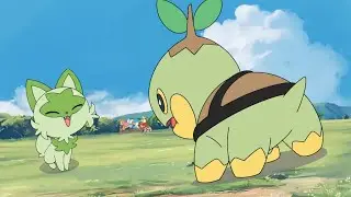 【Pokémon】 Turtwig v/s Sprigatito in Galar...