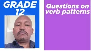 Questions on verb patterns