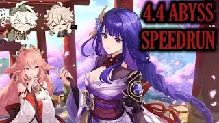 C3 Raiden + C2 Yae Top Half 59s Continuous Speedrun | 4.4
