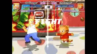 MUGEN: Homer Simpson (Me) vs Daniel Tiger