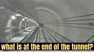 WHAT TO SEE IN A TRAIN RAILWAY TUNNEL | Doha Metro in Qatar