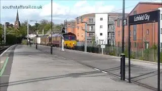 Barrier train through Lichfield City