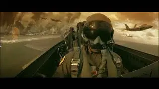 All scenes of F22 Raptor, in "Tomorrow war"