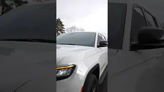 Storm trooper Jeep Grand Cherokee looks better with tints! 🔥#jeeplife