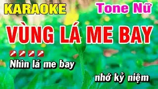 Karaoke Vùng Lá Me Bay Nhạc Sống Tone Nữ Như Quỳnh | Hoài Phong Organ