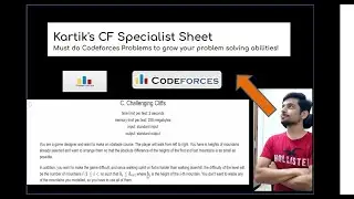 Kartik's CF Specialist Series: Problem#1 | Challenging Cliffs