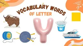 Vocabulary words of English: Y