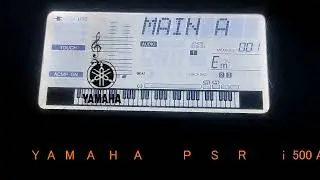YAMAHA psr i500 | all 13 pianist style demo with intro and ending