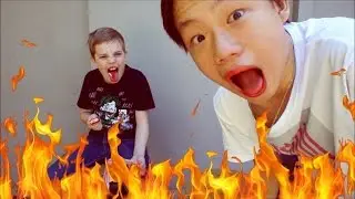 SPICY KOREAN NOODLE CHALLENGE!!