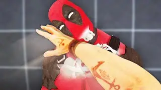 I Snapped Deadpool's Neck... (Bonelab Mods Multiplayer)