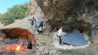 War-torn mother in the heart of the mountain | The beginning of nomadic life from a dark cave