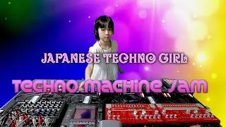 TECHNO GROOVEBOX JAM 🎧 Japanese Techno Girl 🎵