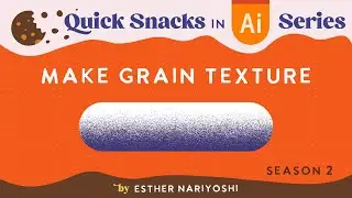 How to Make Vector Texture in Adobe Illustrator Tutorial | Quick Snack Series Season 2 EP5