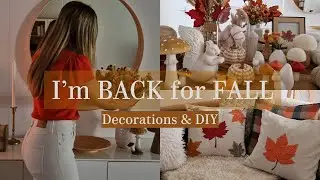 🍁FALL in love with my new decoration ideas and DIY's.🍂