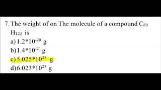 Chapter Wise Expected Neet Questions in chemistry Episode 2 Basic Concepts