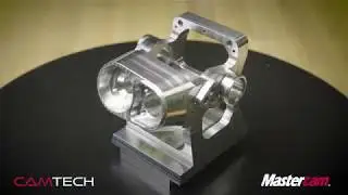 Mastercam 2020 - Optical Mount Milling
