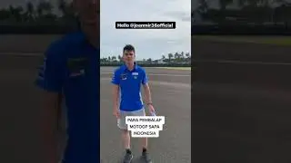 salam dari pembalap moto GP di Mandalika #shorts