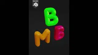 create inflated text in blender 