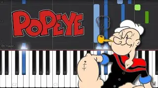 Popeye The Sailor Man Theme - Piano Tutorial by Easy Piano