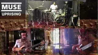 Muse - Uprising (Drum & Bass Cover) Split Screen Collaboration
