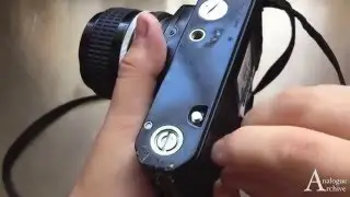 How to rewind: Nikon FE