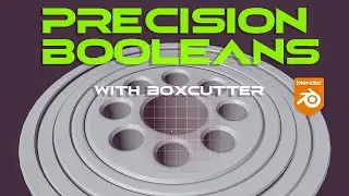 Boxcutter QUICK TIP: Snapping Grid - Blender tutorial