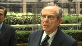 Treffen von EU-Finanzministern - Italienischer Finanzminister Carlo Padoban