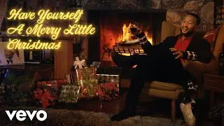 John Legend - Have Yourself a Merry Little Christmas (Yule Log Video) ft. Esperanza Spalding