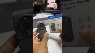 Install Screen Protector on DJI Action 2 Puluz Screen Protector