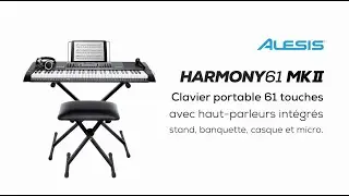 ALESIS HARMONY 61 MKII - clavier avec haut-parleur, micro et casque intégrés (Algam Webstore)