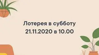 Лотерея в субботу 21.11.2020